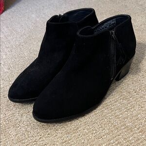 Vionic, Black Ankle Boots suede, size 8.5
